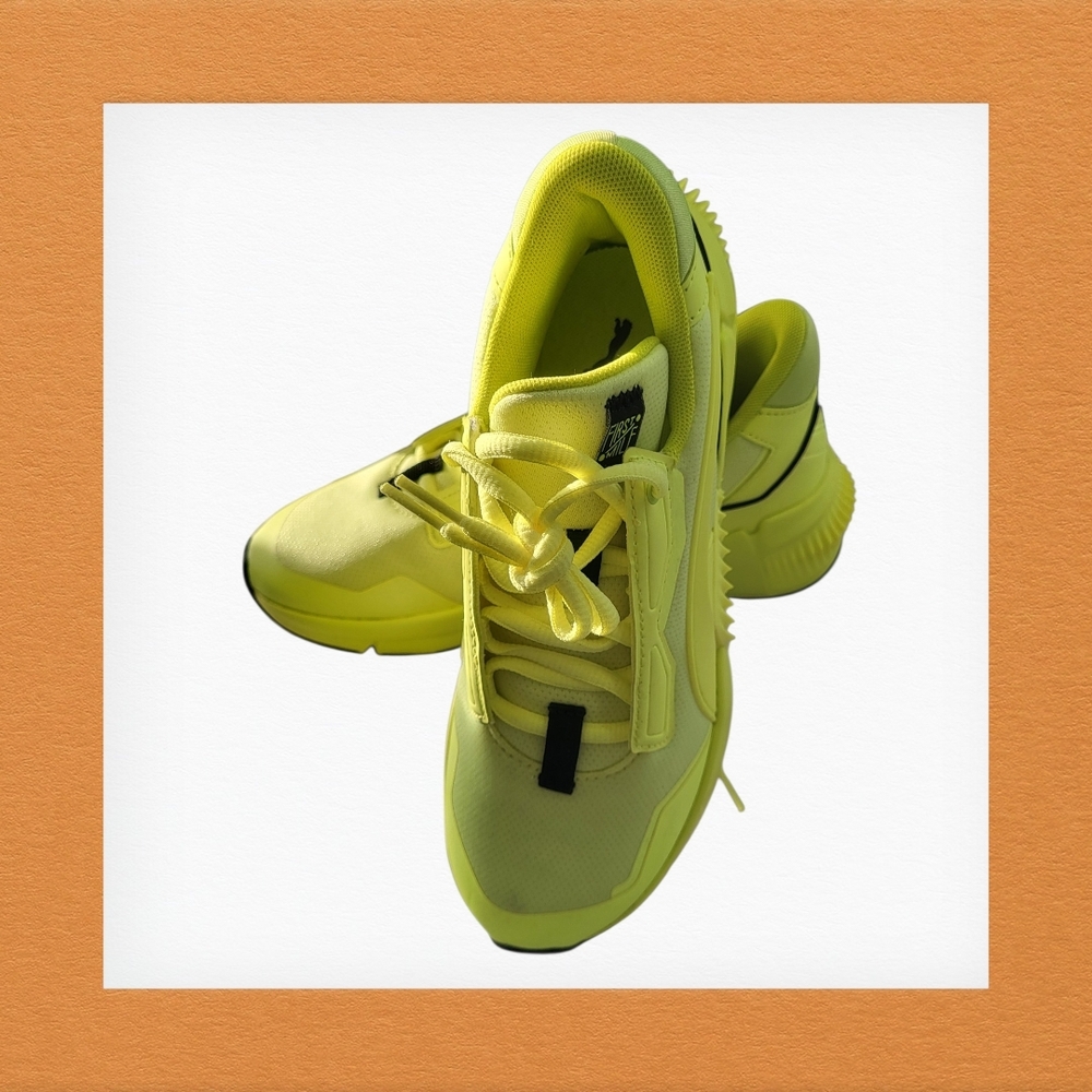 Puma Vibrant Neon Green  Women's Sneakers